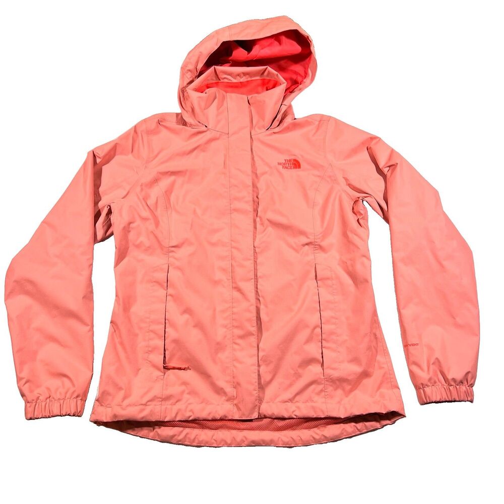 The North Face Resolve 2 Dryvent Salmon Waterproof Rain Jacket Women's Medium